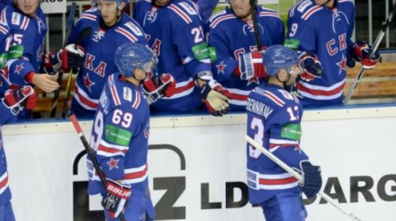 Sanktpēterburgas SKA nodrošināja vietu 2013. gada Latvijas Dzelzceļa kausa finālā
Foto: ska.ru