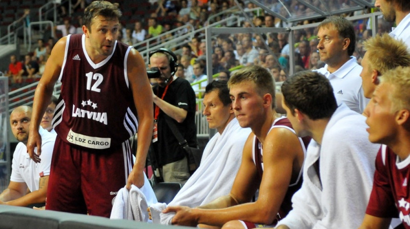 Latvijas izlases soliņš.
Foto: Romualds Vambuts