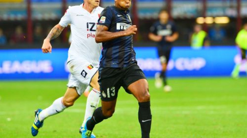 Jurajs Kucka un Fredijs Guarins
Foto: AFP/Scanpix