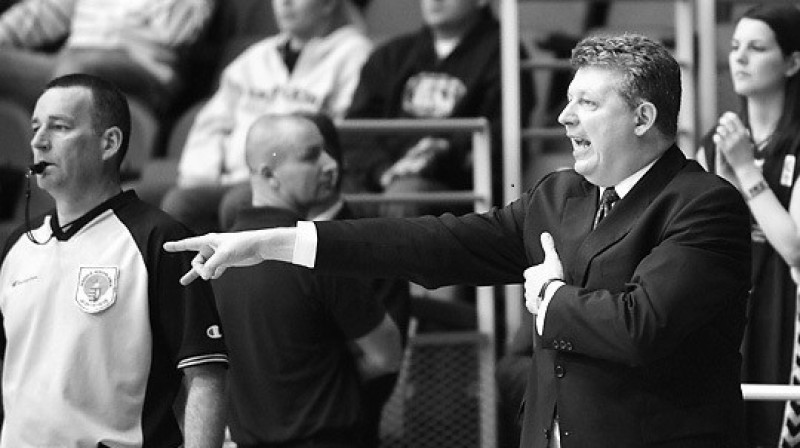 Akošs Fūzi 2012. gadā ar Ģēras basketbolistēm uzvarēja Ungārijas čempionātā
Foto: Nemzeti Sport