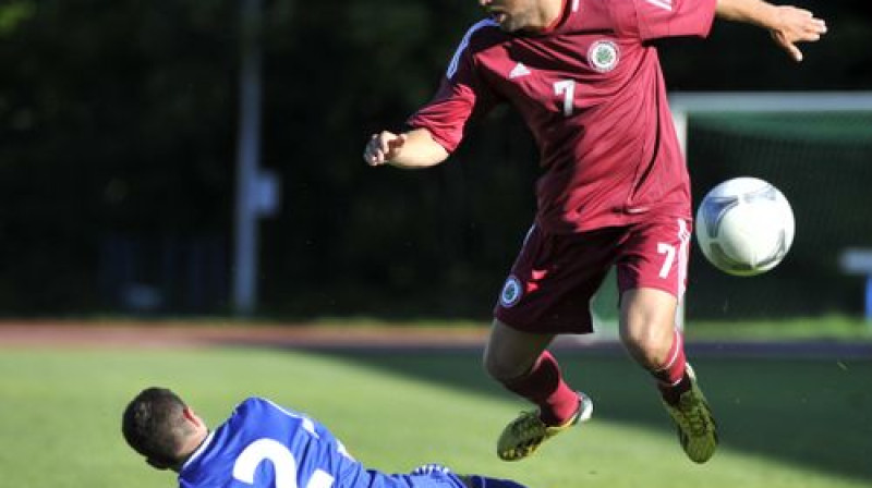 Artūrs Karašausks pret Lihtenšteinas U21 izlasi
Foto: Romāns Kokšarovs, Sporta Avīze, f64