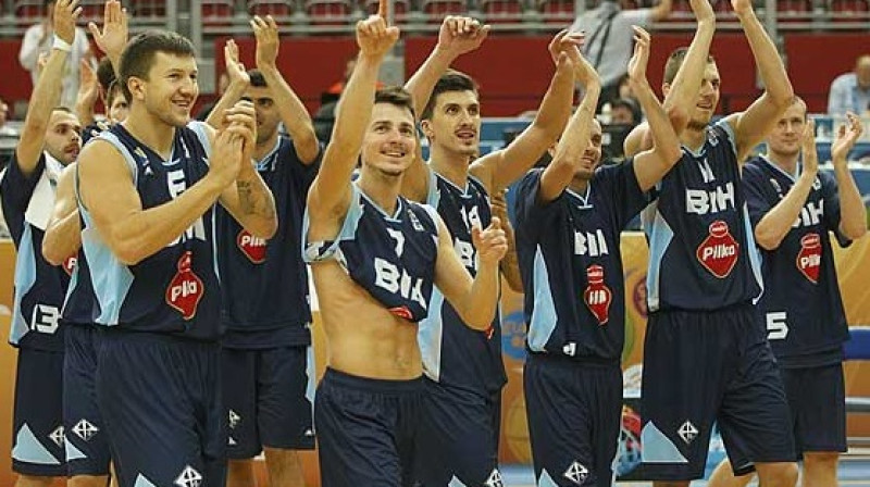Bosnijas-Hercegovinas izlase svētdien izcīnīja otro uzvaru pēc kārtas
Foto: www.fibaeurope.com