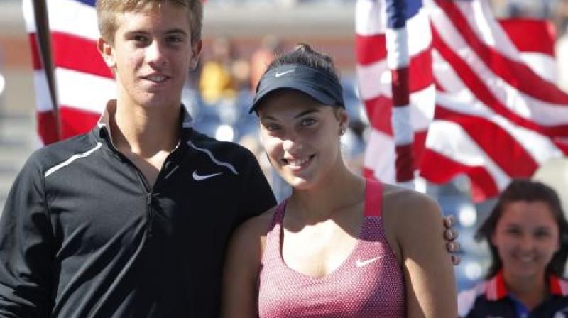 Borna Čoričs un Ana Konjuha
Foto: Reuters/Scanpix