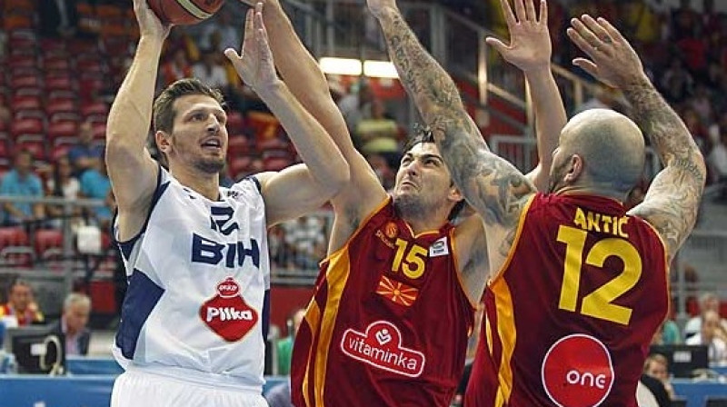 Mirza Teletovičs spēlē pret Maķedoniju
Foto: www.fibaeurope.com