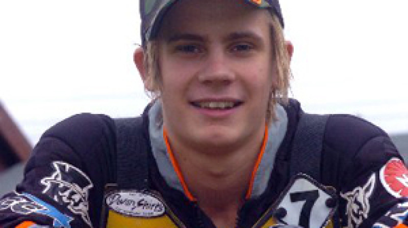 Simons Gustafsons pirmo reizi brauks Daugavpils "Lokomotīves" sastāvā Daugavpils mototrekā.