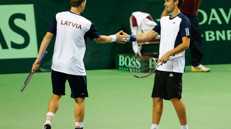 Miķelis Lībietis un Ernests Gulbis
Foto: Kaspars Volonts, LTS
