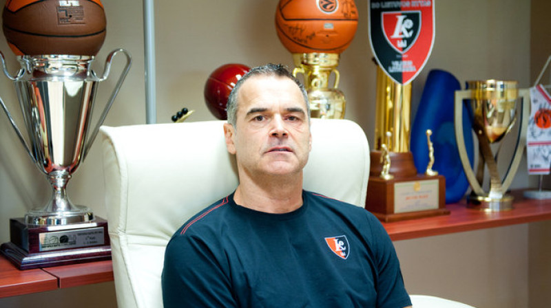 "Lietuvos rytas" galvenais treneris Dirks Bauermans ar komandu ir kopā no 12. septembra
Foto: www.lrytas.lt