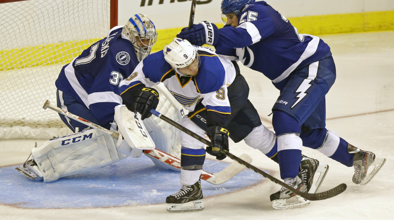 Kristers Gudļevskis "Lightning" vārtos
Foto: AP/Scanpix