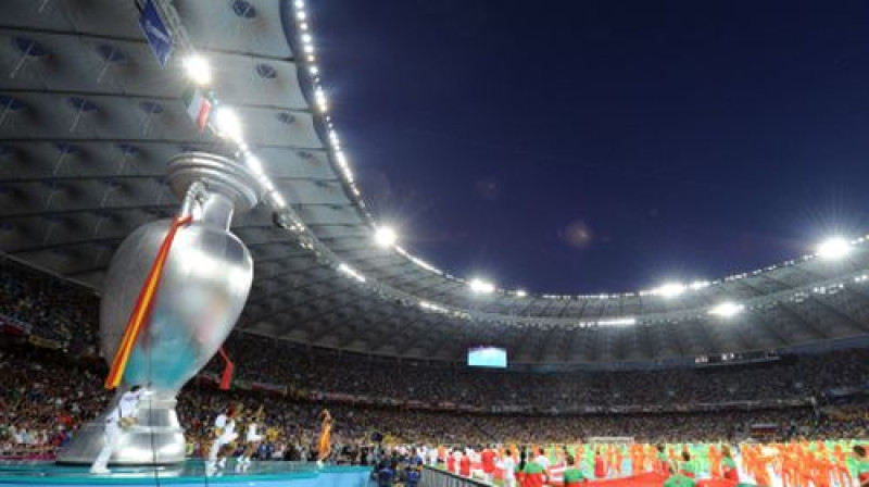 2012.gada Eiropas čempionāta fināls notika Ukrainas galvaspilsētā Kijevā
Foto: ITAR-TASS/Scanpix