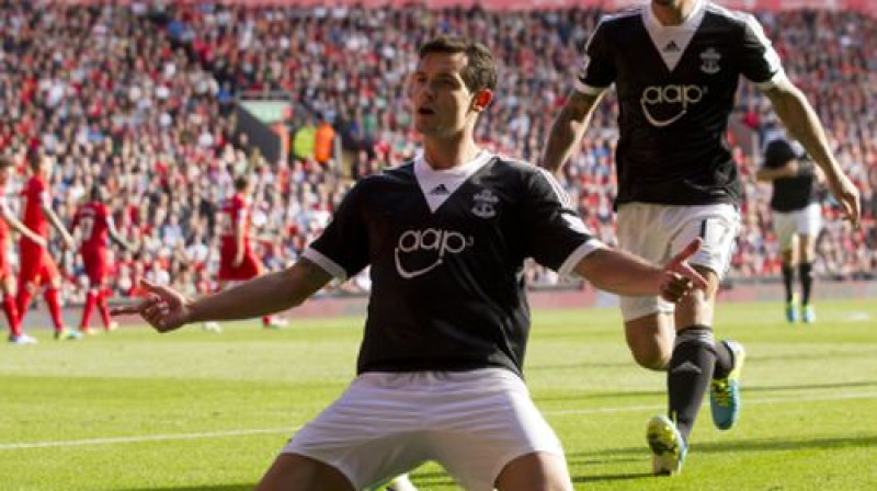 Dežans Lovrens pēc vārtu guvuma
Foto: SCANPIX SWEDEN