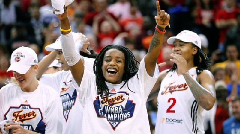2012. gada rudenī Zelosa un "Indiana Fever" uzvarēja WNBA čempionātā
Foto: AP/Scanpix