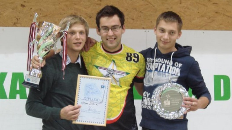 Atis Sīlis, Edgars Caics un Dmitrijs Košmans
Foto: Vitālijs Skorobogatovs, St.Pēterburga