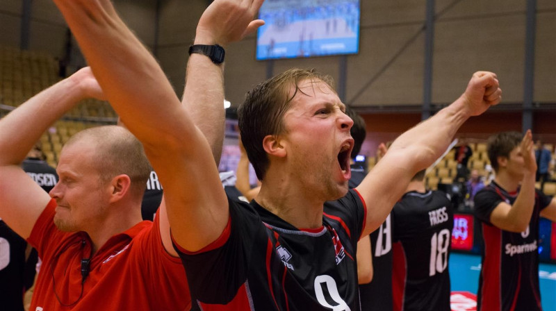 Cīņu par medaļām turpina arī... Dāņi
Foto: cev.lu