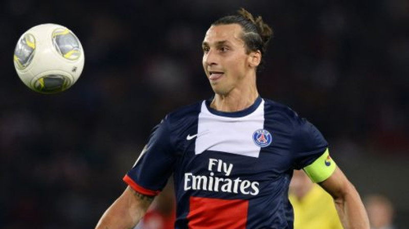 Zlatans Ibrahimovičs PSG rindās 54 spēlēs ir guvis 37 vārtus
Foto: AFP/Scanpix