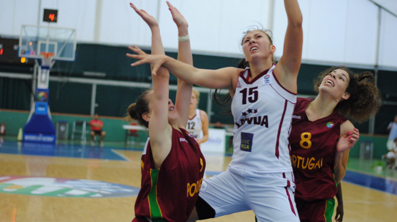 Latvijas U20 izlases kapteine Guna Lagzdiņa