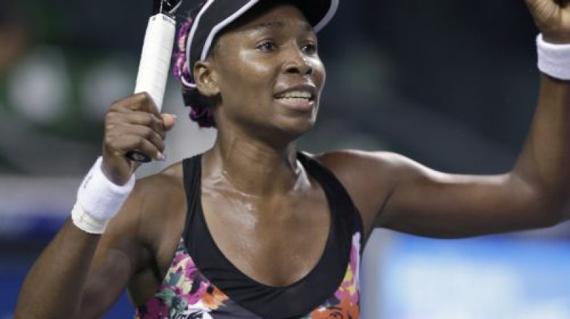 Venusa Viljamsa pirmo reizi spēlēs Tokijas pusfinālā
Foto: AP/Scanpix