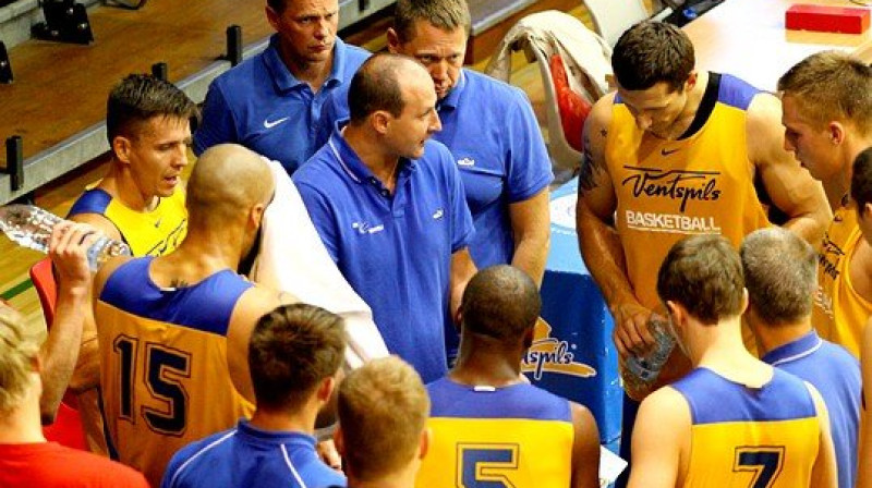 BK "Ventspils": jāaizstāv Baltijas basketbola līgas čempionu tituls.
Foto: Ģirts Staris, ventasbalss.lv