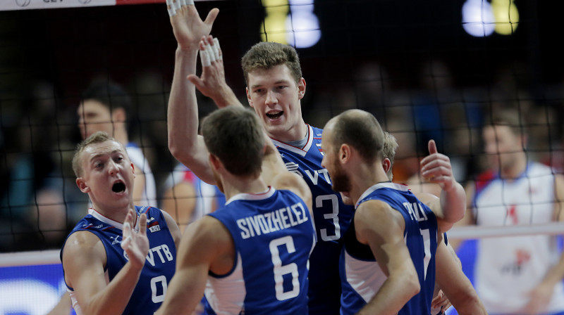 Krievijas volejbolisti 
Foto: AFP/Scanpix