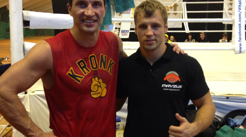 Vladimirs Kļičko un Mairis Briedis
Foto: no Maira Brieža personiskā arhīva