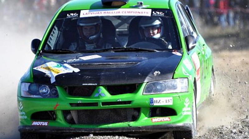 Svilis Lauzicas rallijā 2012. gadā
Foto: Jiri Fryje (ewrc.cz)