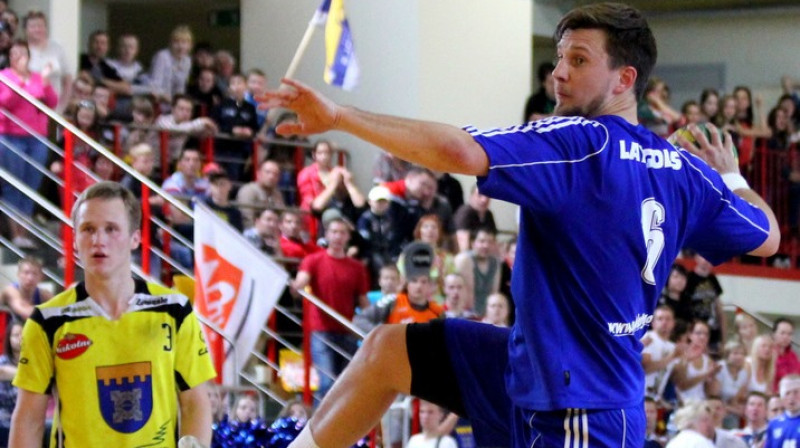 Austris Tuminskis arī šajā sezonā spēlēs "SK Latgols"
Foto: Laura Grišāne, SK Latgols