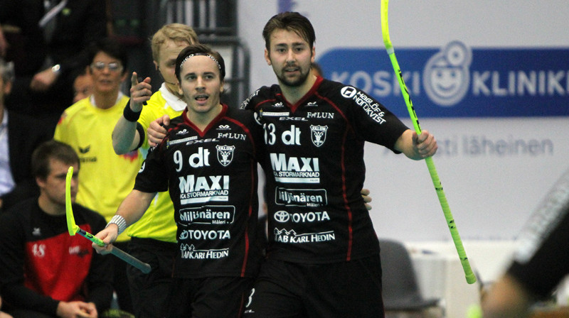 Vai IBK "Falun" spēlētājiem būs par ko priecāties arī pēc fināla?
Foto: Ritvars Raits