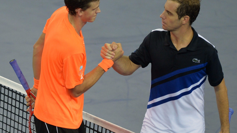 Vaseks Pospišils un Rišārs Gaskē
Foto: AFP/Scanpix