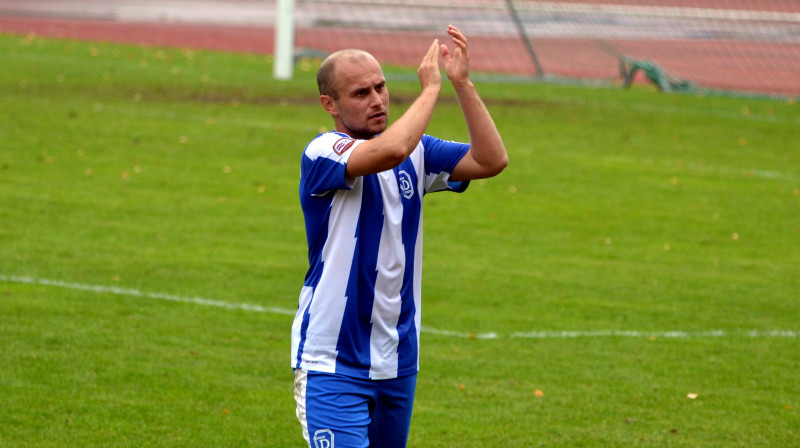 Andrejs Perepļotkins Rīgas "Daugavas" kreklā
Foto: Mārtiņš Jankovskis, Sportacentrs.com