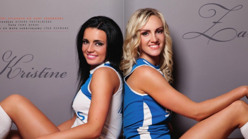 Latvijas čempiones Kristīne Silarāja un Zane Jākobsone
Foto: žurnāls "Klubs"