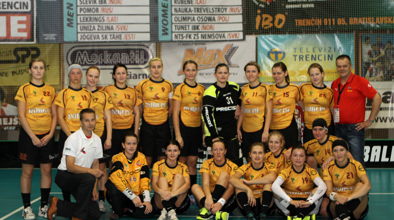 Kocēnu "Rubene" pēc uzvaras pār Polijas čempionēm
Foto; Ritvars Raits