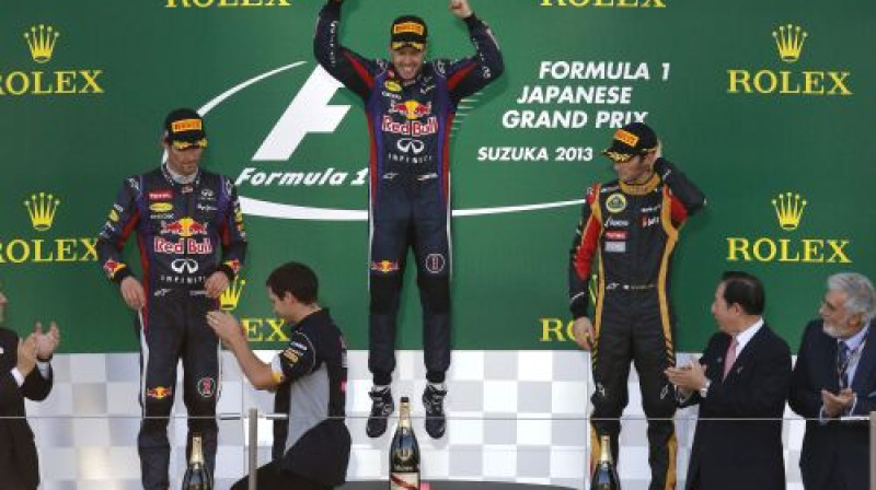 Fetels svin piekto uzvaru pēc kārtas
Foto: Scanpix/TT NYHETSBYRN