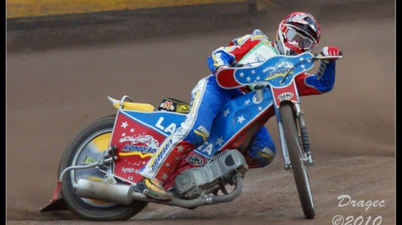 Daugavpils "Lokomotīves" braucējs Vadims Tarasenko - 2013. gada absolūti labākais juniors Krievijas spīdvejā.