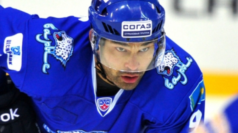 "Barys" uzvaras vārtu autors Naidžels Douss 
Foto: hcbarys.kz