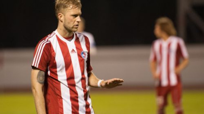 Antons Jemeļins ar 12 vārtiem pagājušajā sezonā bija rezultatīvākais "Spartaka" spēlētājs
Foto: Romāns Kokšarovs, Sporta Avīze, f64