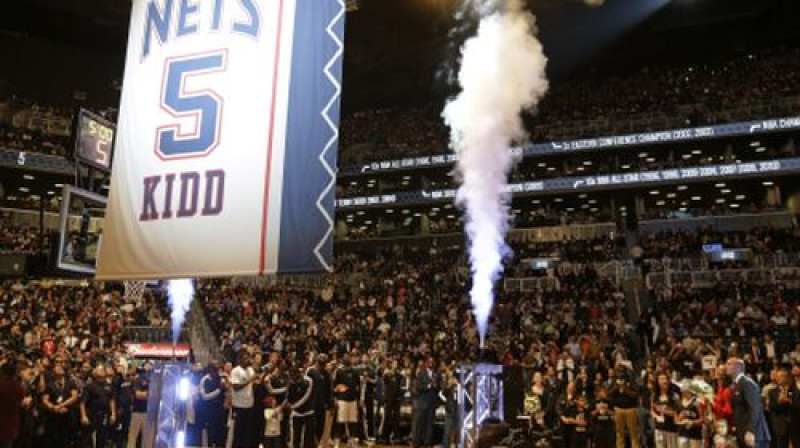 "Nets" iemūžina Džeisona Kida numuru
Foto: AP/Scanpix