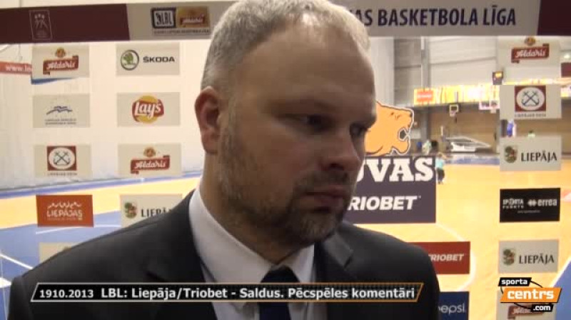 Liepāja/Triobet galvenais treneris Uvis Helmanis: vai izdosies pārtraukt BK "Jēkabpils" trīs uzvaru sēriju?
Foto: "Liepāja/Triobet"