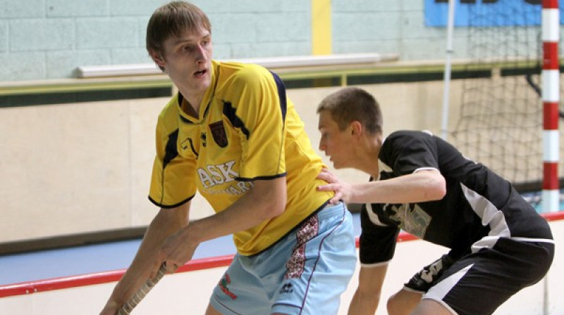 Mārtiņš Zaikovskis 2011. gadā kopā ar "Lielvārdi" izcīnīja bronzas godalgas
Foto: Ritvars Raits