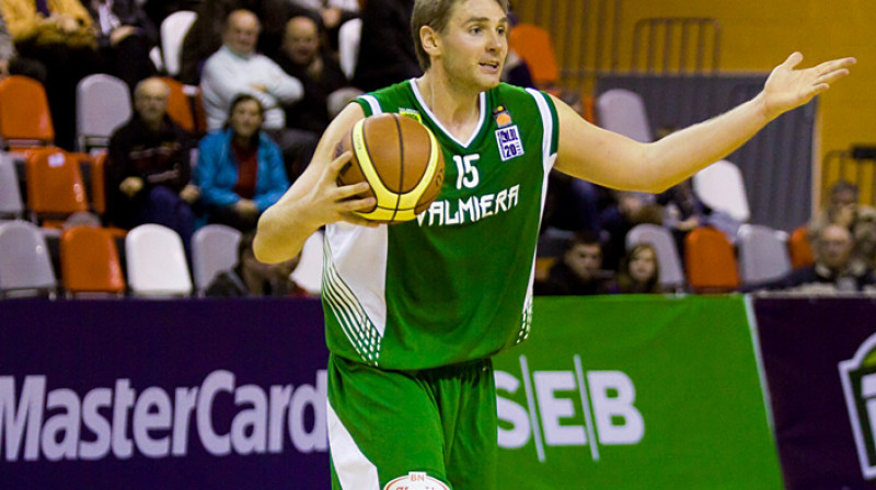 Kaspars Cipruss atgriežas Valmierā un trešdien izies laukumā Aldaris LBL spēlē ar "BA Turība".
Foto: Jānis Priedītis