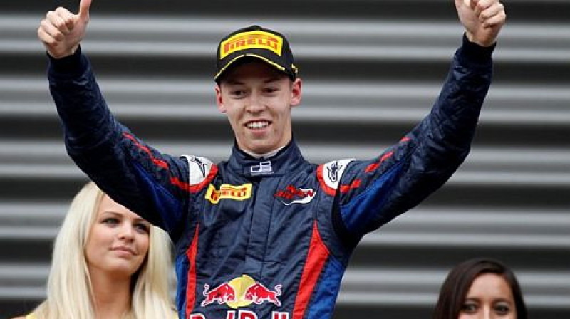 Daņila Kvjats pēc GP3 uzvaras Spā trasē
Foto: arden-motorsport.com