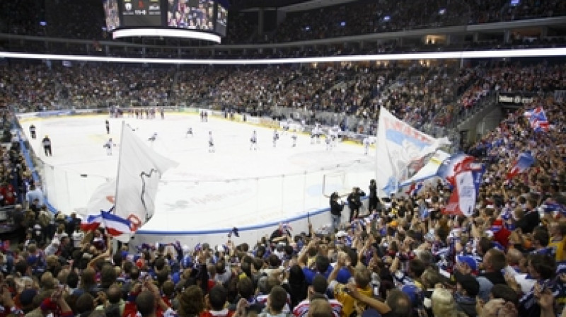 Hokejs O2 Arēnā Berlīnē 
Foto: IIHF