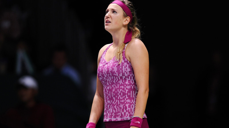 Viktorija Azarenka sezonu sāka ar uzvaru Austrālijā, bet beidza ar muguras savainojumu un fiasko Turcijā
Foto: AFP/Scanpix
