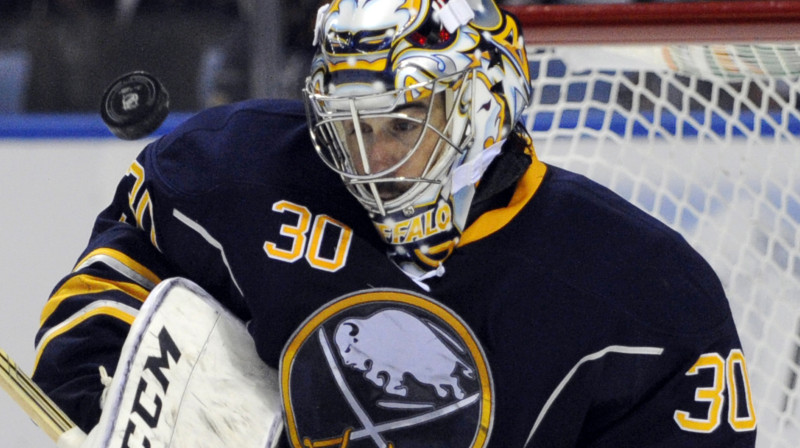 "Sabres" nav uzsākusi sarunas ar Raienu Milleru, kurš komandā spēlējis visu karjeru, par līguma pagarināšanu 
Foto: AP/Scanpix