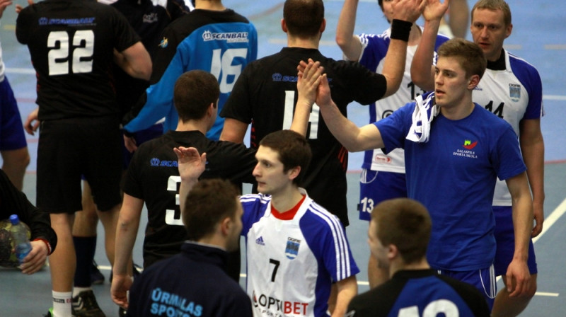 LSPA un Ogres handbolisti atsveicinās
Foto: Sandra Škutāne, hk-lspa.lv