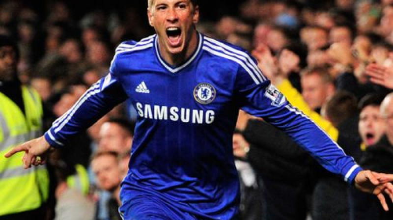 Fernando Toress pēc uzvaras vārtu guvuma
Foto: AFP/Scanpix