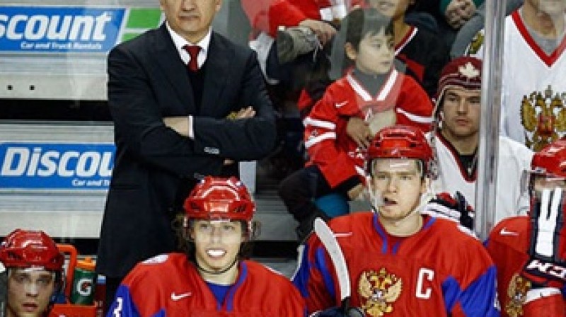 Valērijs Bragins darbā ar Krievijas U20 izlasi
Foto: fhr.ru