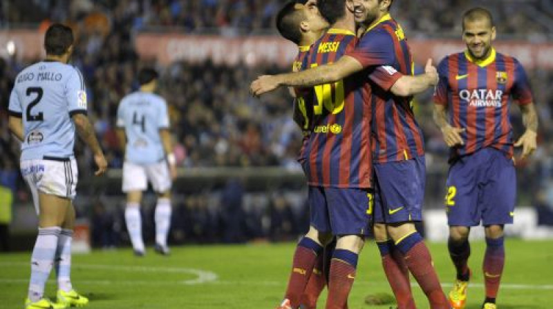 Partneri apsveic Sesku Fabregasu
Foto: AFP/Scanpix