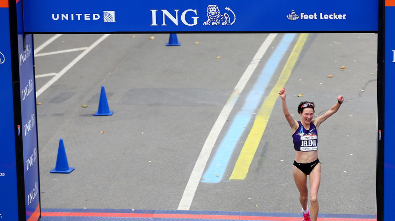 Jeļena Prokopčuka Ņujorkā
Foto: AFP / Scanpix