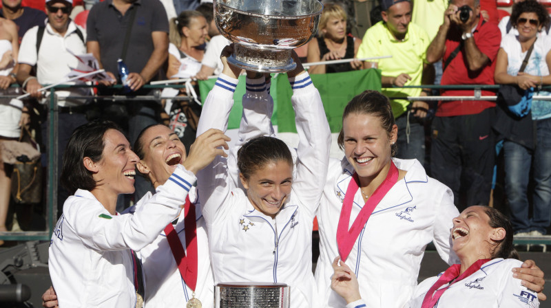 Itālija Federācijas kausā uzvarējusi trešo reizi pēdējo piecu gadu laikā
Foto: AP/Scanpix