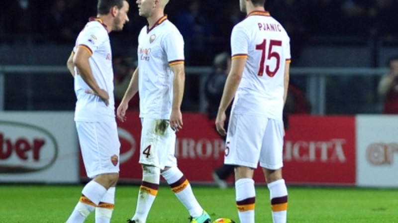 "Roma" nebija ielaidusi vārtus vairāk nekā astoņas pilnas spēles pēc kārtas
Foto: AP/Scanpix