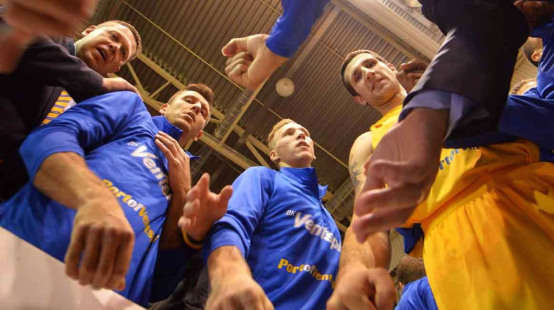 Klāt BK " Ventspils" piektā sezona FIBA Izaicinājuma kausā.
Foto: bkventspils.lv